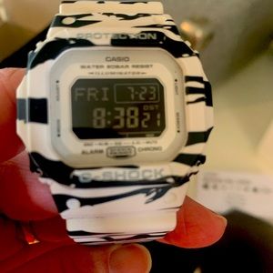 G-Shock zebra watch